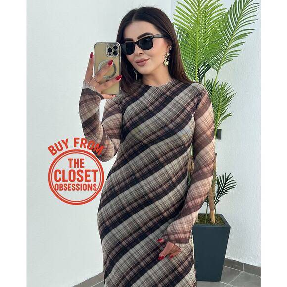 ZARA Printed Long Dress NWT - Picture 9 of 16